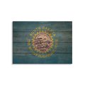 Wile E. Wood 20 x 14 in. South Dakota State Flag Wood Art FLSD-2014